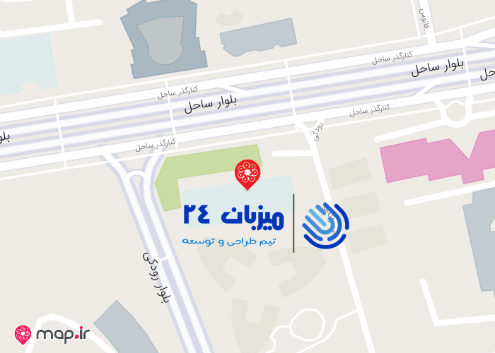 میزبان24 روی نقشه